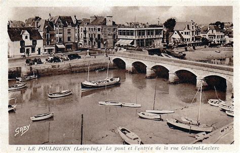 Le Pouliguen Carte Postale Ancienne Et Vue D Hier Et Aujourd Hui