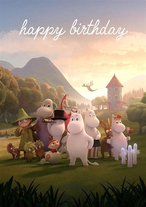 Moomin Birthday Card Moominvalley In Moomin Wallpaper Moomin