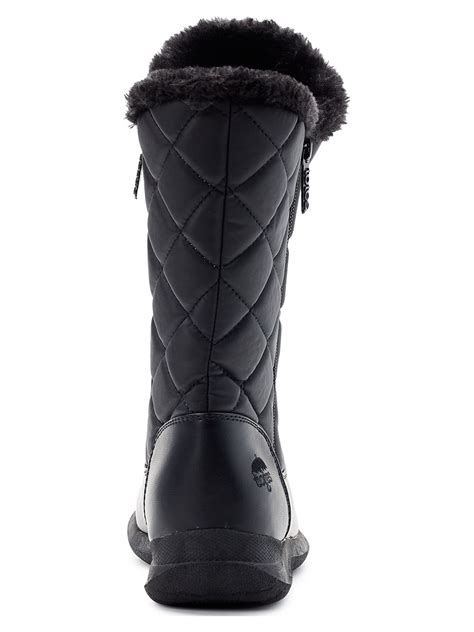 Totes Womens Edgen Waterproof Zip Up Snow Boots Sizes 6 11 Wide Width Available