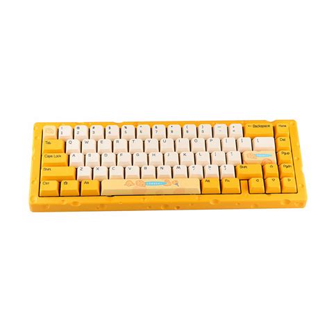AJAZZ AC067 Cheese 65 Gasket Mount Hot Swappable Type C Wired Gaming Mechanical Keyboard With