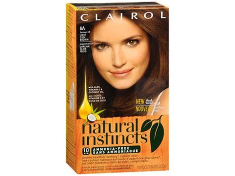 Clairol Natural Instincts Non Permanent Haircolor 6a Light Cool Brown