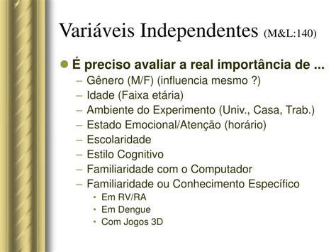 Ppt Projeto De Experimentos Cient Ficos An Lise De Sistemas Por