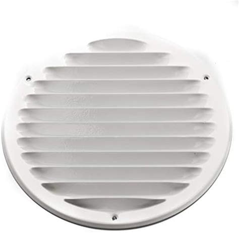 Vent Systems 4 Inch Brown Soffit Vent Cover Round Air Vent Louver