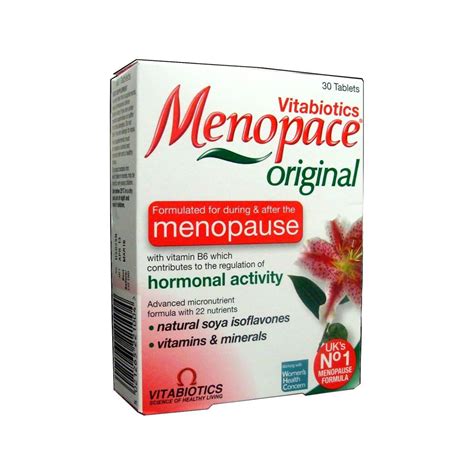 Buy Vitabiotics Menopace Original 30 Tablets Online | Aesthetictoday UAE