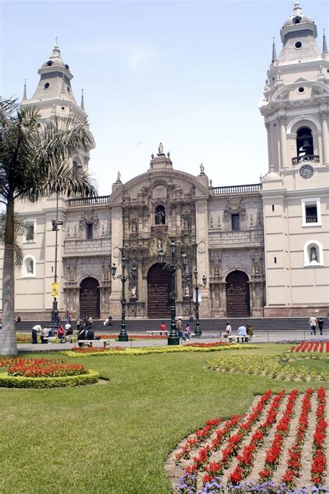 Lima Peru Metropolitan Cathedral Basilica Of Lima Archbishop S Palace