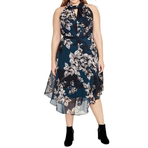 Rachel Rachel Roy Dresses Rachel Roy Blue Floral Dress Poshmark