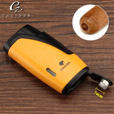 Other Home Living COHIBA Metal Cigar Lighter 2 Jet Torch Lighter