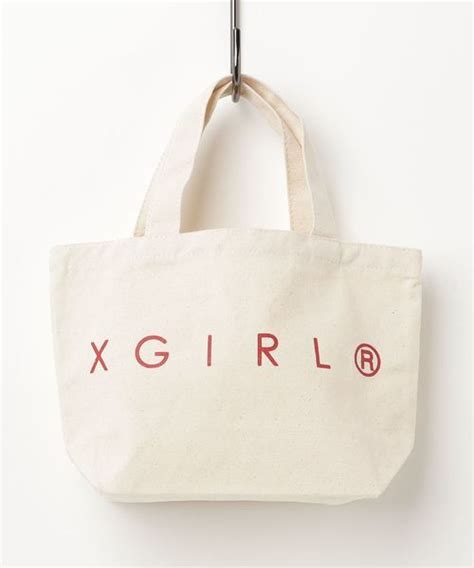 X Girl（エックスガール）の「【web限定】interval Logo Mini Tote Bag（トートバッグ）」 Wear