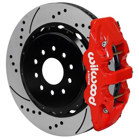 Wilwood Corvette Aero4 Rear Big Brake Kit With 14 Inch Drilled And
