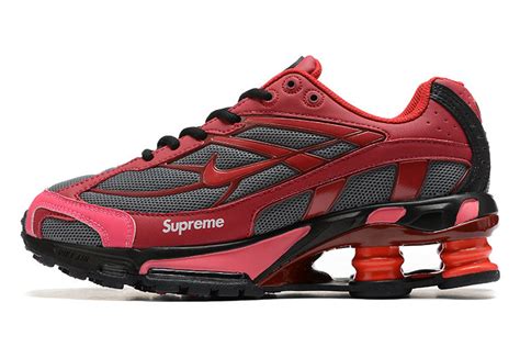 Supreme X Nike Shox Ride Red White The Foot Planet