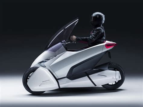 Honda 3R-C 3 wheel motorcycle concept. battery | Roadcarvin