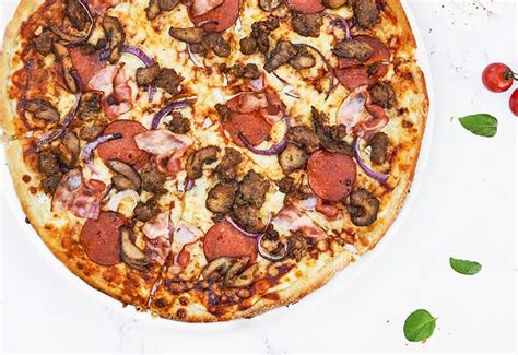 Pizza American Supreme Meatlover Dominos Pizza