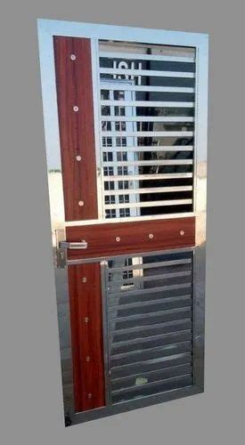 Modern Stainless Steel Hinged Gate For Residential Size 7 X 3 L X