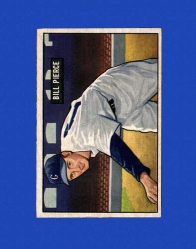 1951 Bowman Set Break 196 Billy Pierce RC VG VGEX GMCARDS EBay