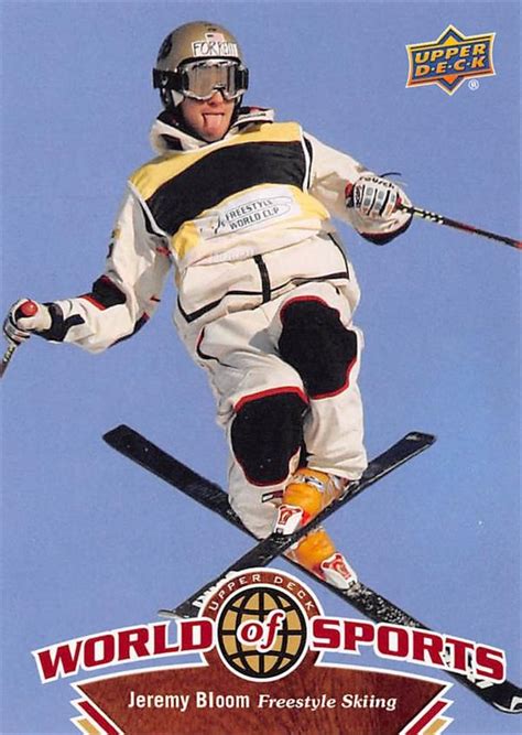 Jeremy Bloom trading card (Olympics, Freestyle Skiing) 2010 Upper Deck ...