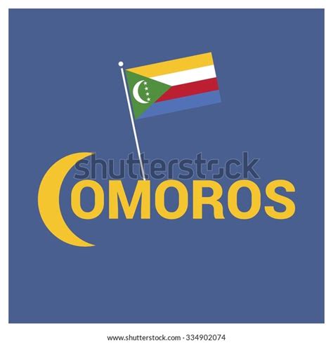 Day Comoros Vector Comorian Independence Day Stock Vector Royalty Free