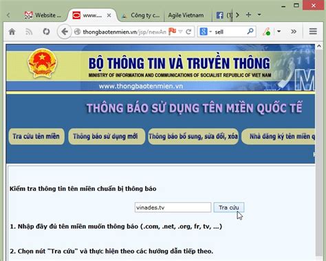 Hướng Dẫn Khai Báo Sử Dụng Tên Miền Quốc Tế Theo Quy định Của Bộ Ttandtt