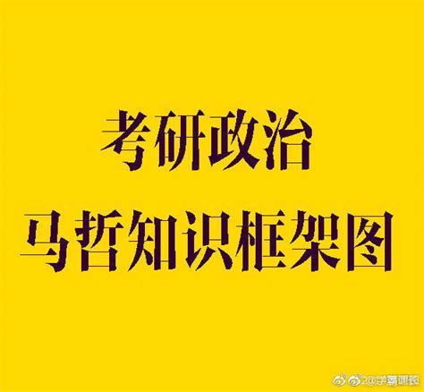 考研政治马哲知识框架图。详细罗列了各知识点下的重点、常考点内容 框架图 马哲 知识点 新浪新闻