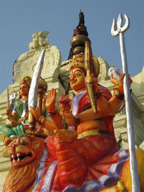 Vertical Shot Of Tibet Gods Statues On A Temple Stock Image Image Of