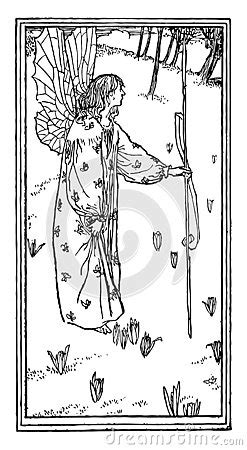 A Midsummer Night Dream Six Amateur Actors Vintage Engraving Vector