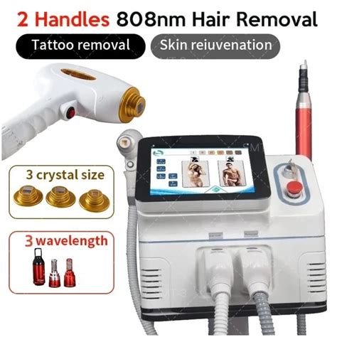 New Hot Sale 2 In 1 808 Diode Laser Permanent Hair Removal Q Switched