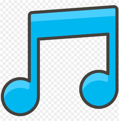 Musical Note Emoji Ico Png Image With Transparent Background Toppng ...