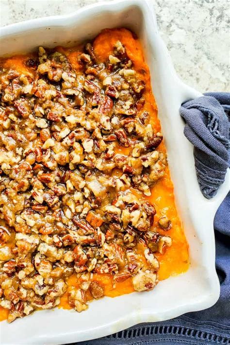 Southern Sweet Potato Casserole With Pecan Topping Recipe Sweet