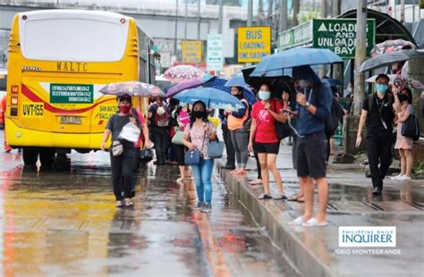 Rainy Monday For Parts Of Luzon Due To Shear Line Pagasa Inquirer News