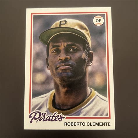 Mavin 2022 Topps Archives Baseball 1978 Roberto Clemente 192