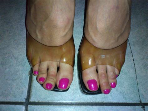 Long Toes In Clear Sandals Missy Annet Flickr