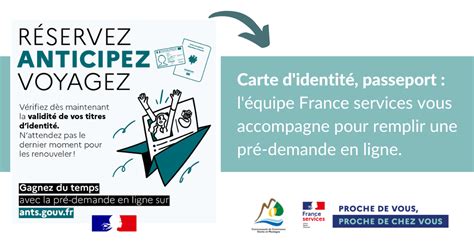 Renouvellement titres didentité faites votre pré demande à France