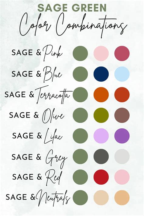 What Colors Go With Sage Green 11 Perfect Pairings Love Chic Living