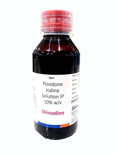 Povidone Iodine Solution W V Packaging Size Ml At Rs