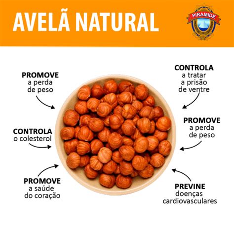 Na Laticinios Piramide tem Avelã Pele Natural 100 Puro 250g