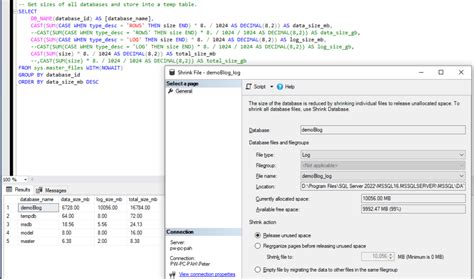 Get All Database Sizes In Sql Server Sql Dba Blog