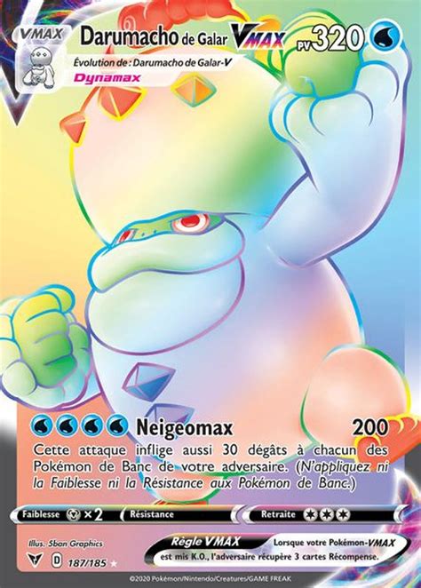 SS04 187 185 Darumacho de Galar VMAX PoKéMoN