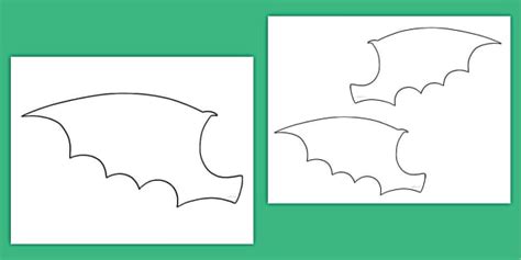 Dragon Wing Template | Educational Resources | Twinkl USA