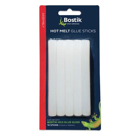 Bostik 111mm Hg3 Hot Melt Glue Sticks 10 Pack Bunnings New Zealand