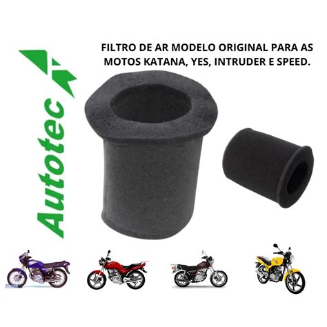 Filtro De Ar Suzuki Yes Intruder Katana Dafra Speed Shopee Brasil