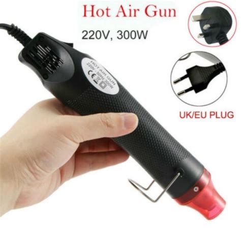 Jual Menarik Heat Hot Gun Blower Heat Alat Pemanas Segel Plastik Stiker Kaca Termurah Shopee