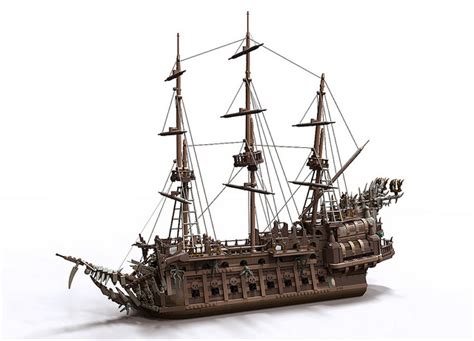 Lego Pirates Of The Caribbean Flying Dutchman Ship