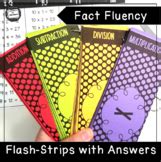 Subtraction Math Fact Fluency Reference Strips With Answers By The 4x6