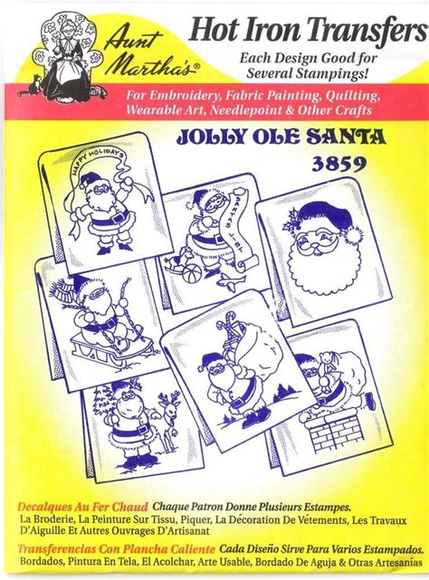Amazon Reindeer Games Aunt Martha S Hot Iron Transfers