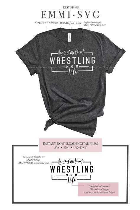 Wrestling Mom Wrestling Shirts Aunt Shirts Sports Mom Svg Files For