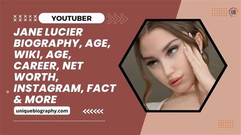 Jane Lucier Biography, Age, Wiki, Age, Career, Net worth, Instagram, Fact & More | Biography ...