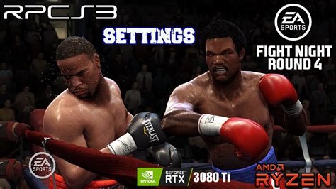 RPCS3 V0 0 25 Fight Night Round 4 Ingame Settings PS3 Emulator