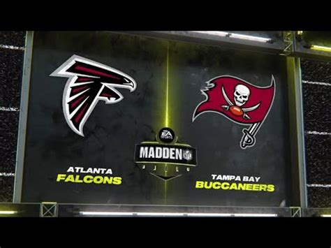 Falcons Vs Buccaneers Week 7 Simulation Madden 24 Exhibition YouTube