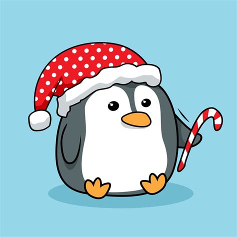 Cute Christmas Penguin Cartoons