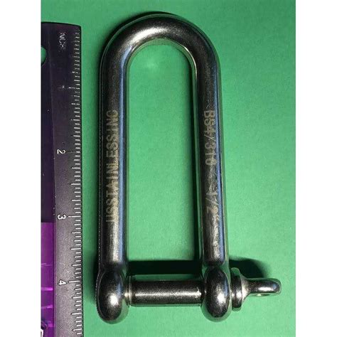 Us Stainless Stainless Steel 316 D Shackle Marine Grade Nortelshop