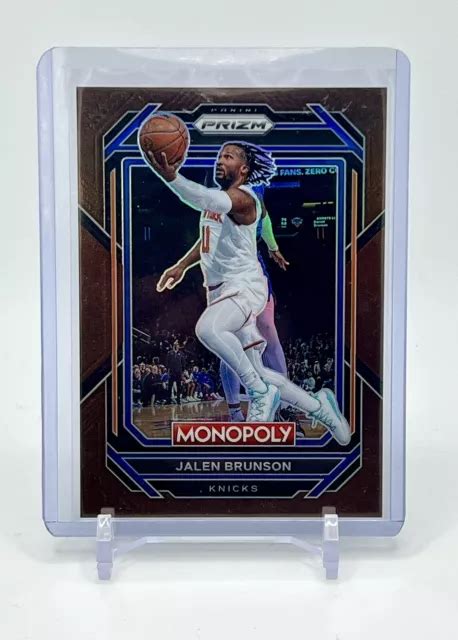 Prizm Monopoly Jalen Brunson Marron New York Knicks